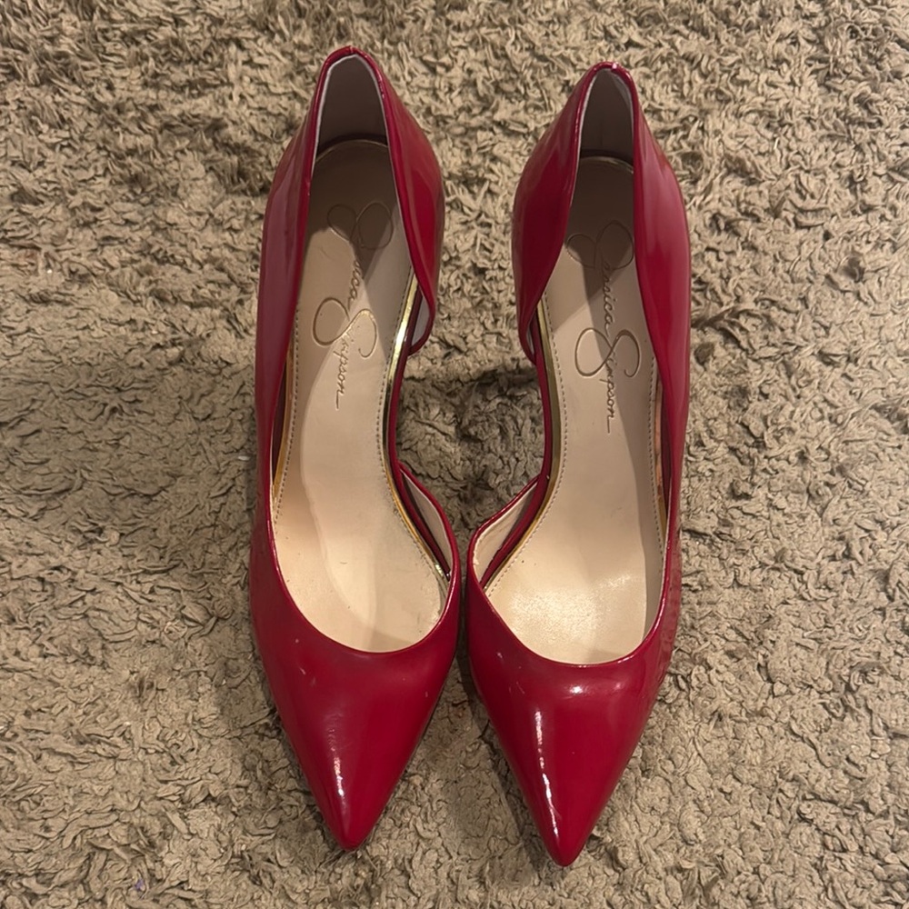 Gently Used! Jessica Simpson Red Women's Heels